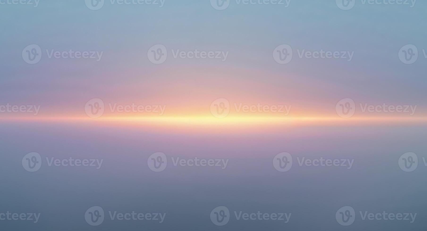 Atmospheric Landscape with Glowing Horizon and Soft Light. photo