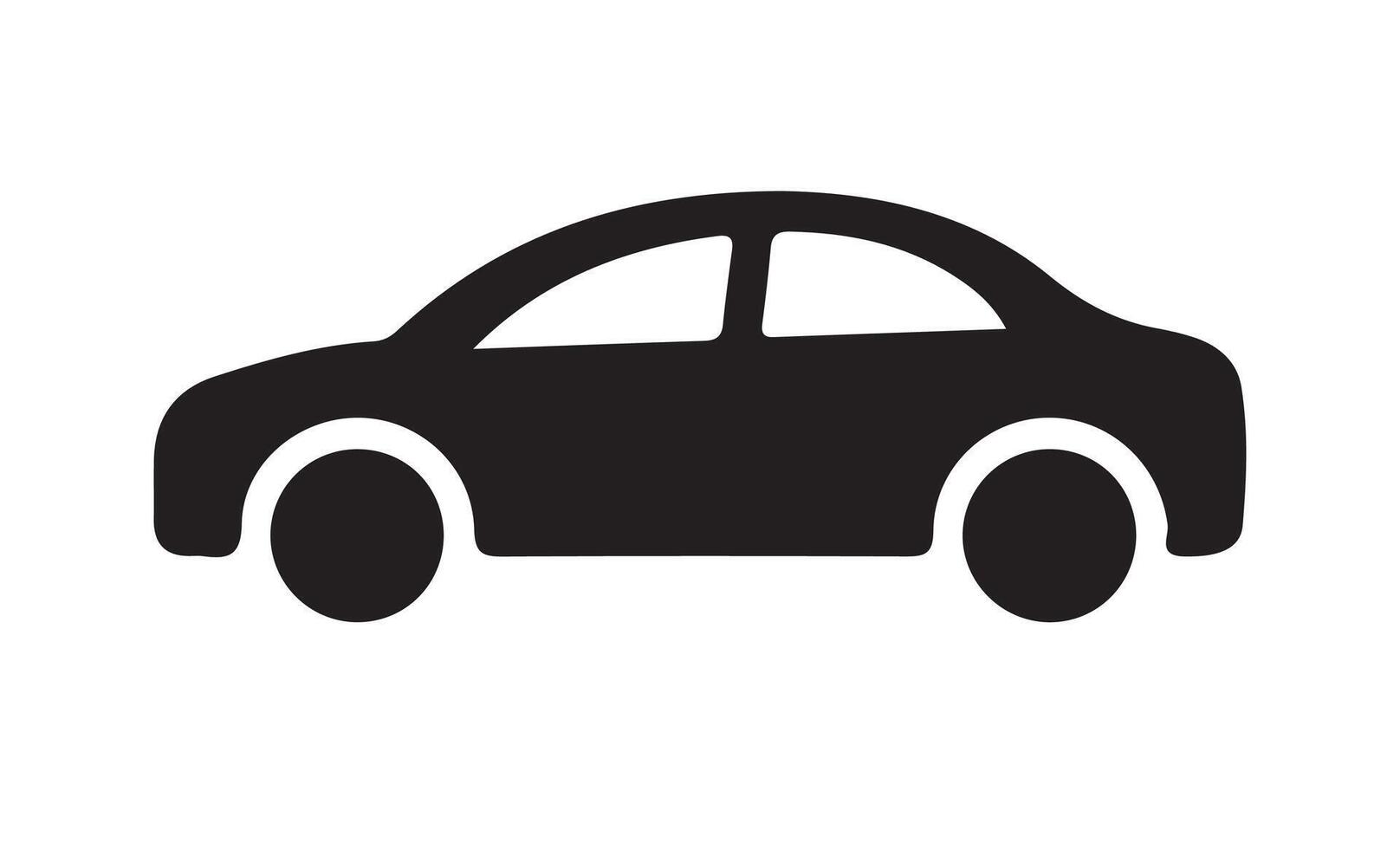 Premium Car Icons with white background vector