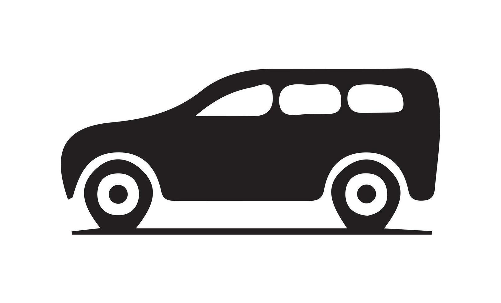 Car Icon editable vector