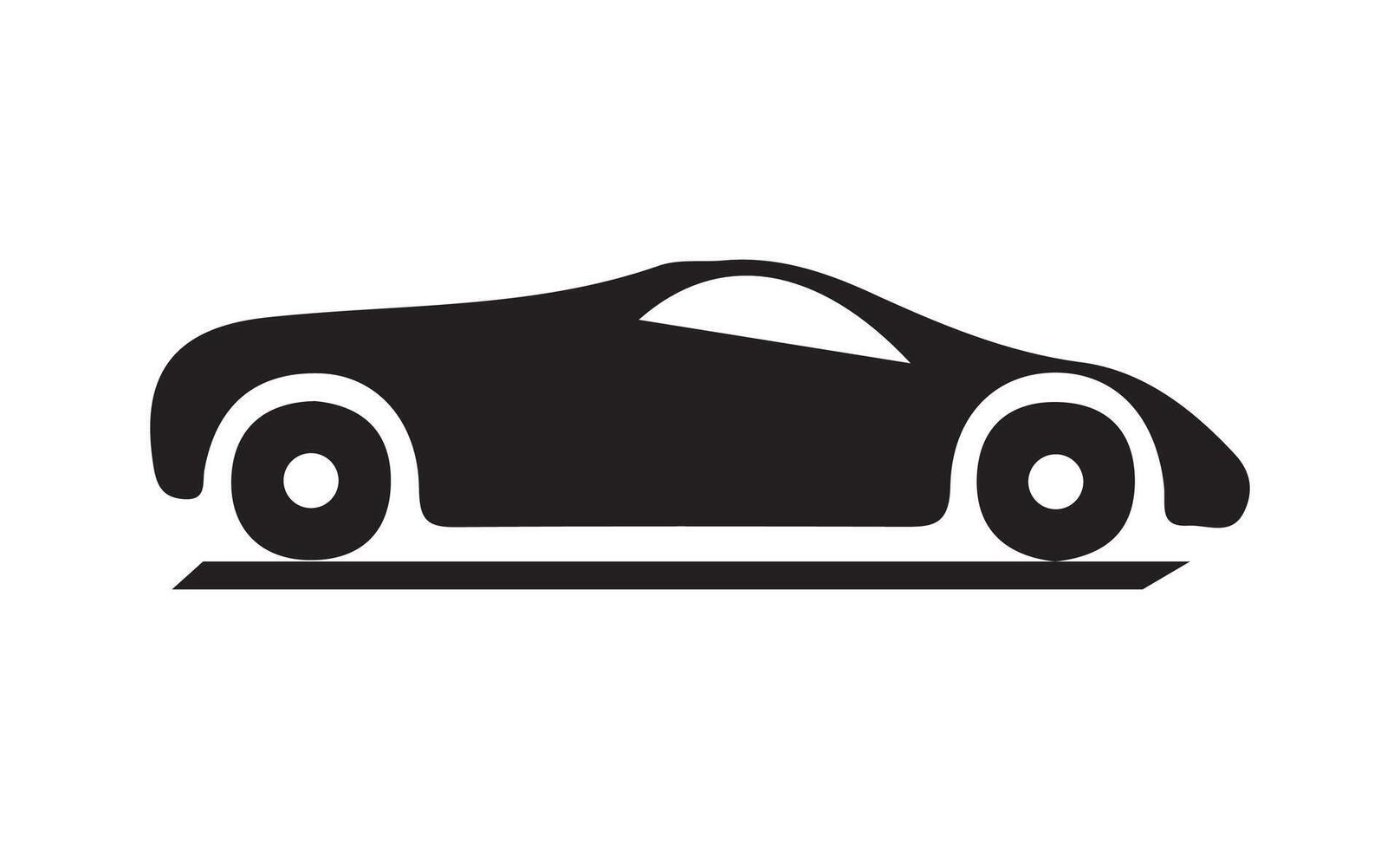 car icon symbol sign sports car vector