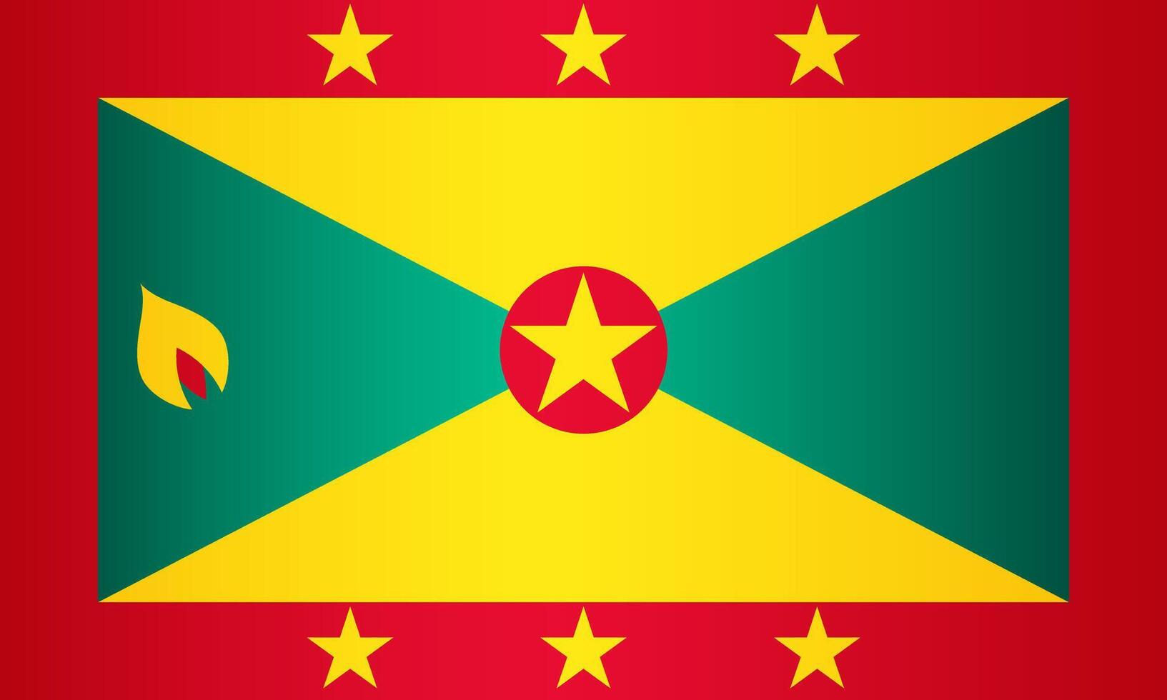 National Flag of Grenada vector