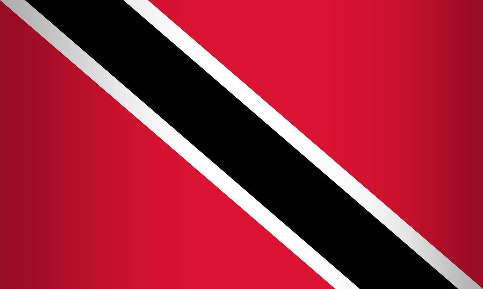 National Flag of the Republic of Trinidad and Tobago vector