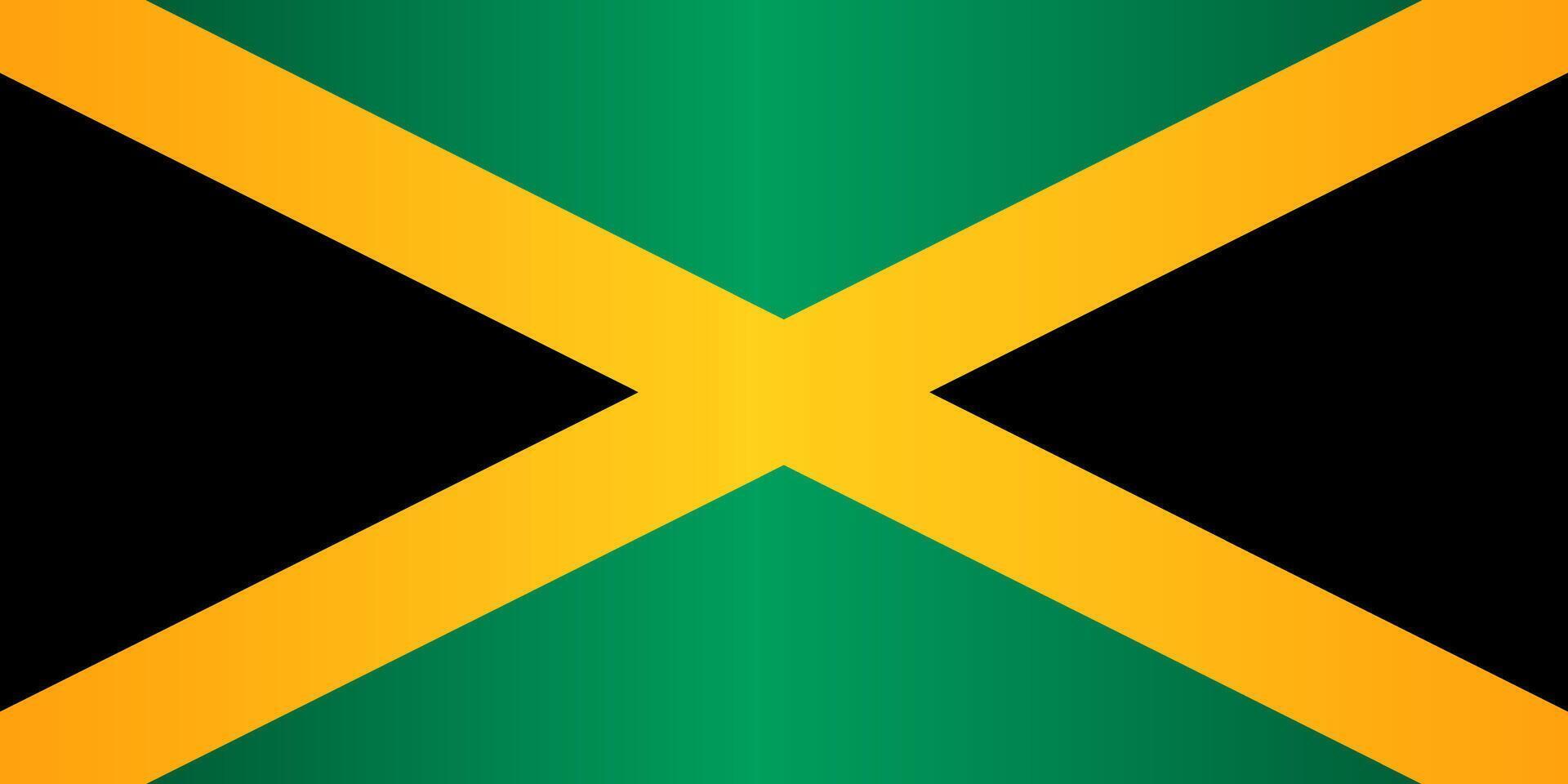National Flag of Jamaica vector