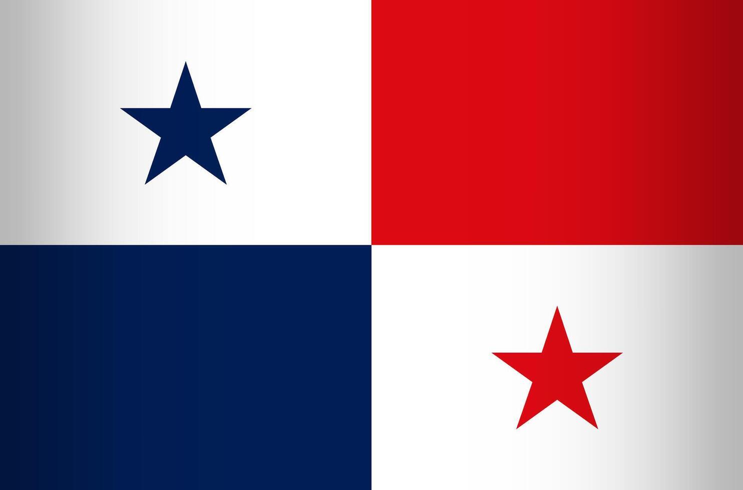 National Flag of the Republic of Panama vector