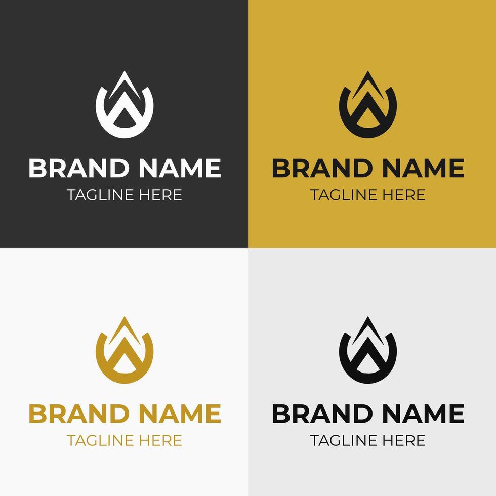 Creative Modern Awesome Amazing Logo Design Templates. vector