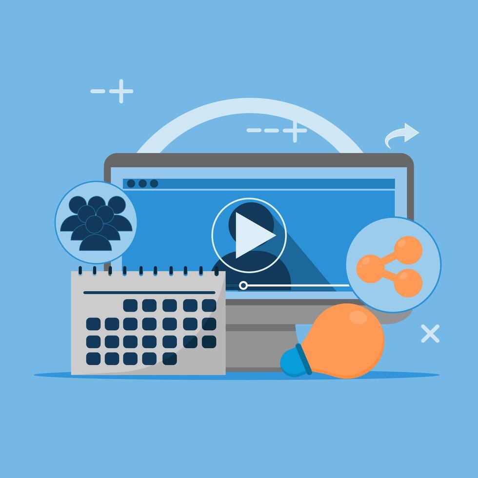 Audience engagement analysis, social media post engagement analysis, digital marketing reports. Social media post report in flat style. vector