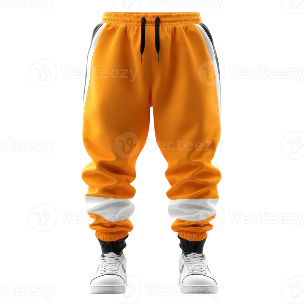 Sporty Stylish Pants Design Suitable for Active Lifestyle, on the transparent Background. Format png