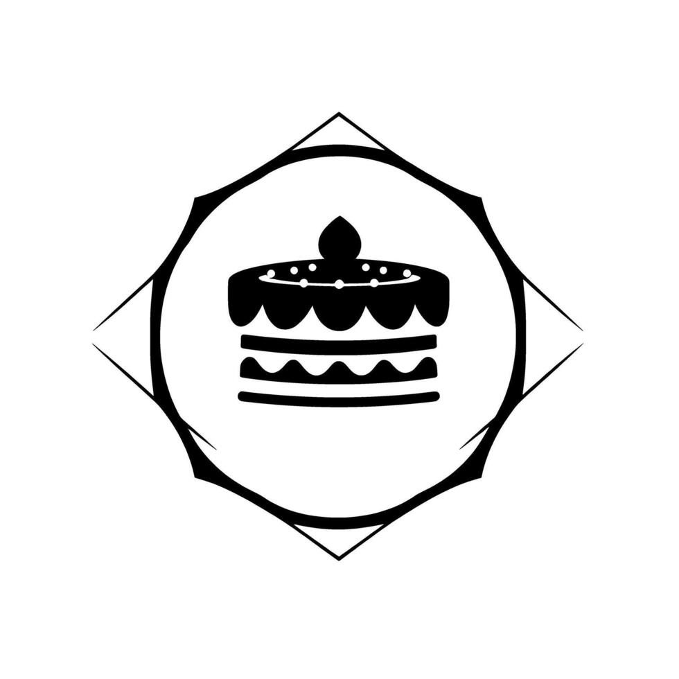 Cake. A delectable dessert perfect for birthdays parties and celebrations. Indulge in its sweet sugary goodness and rich flavors. A treat for all occasions. vector