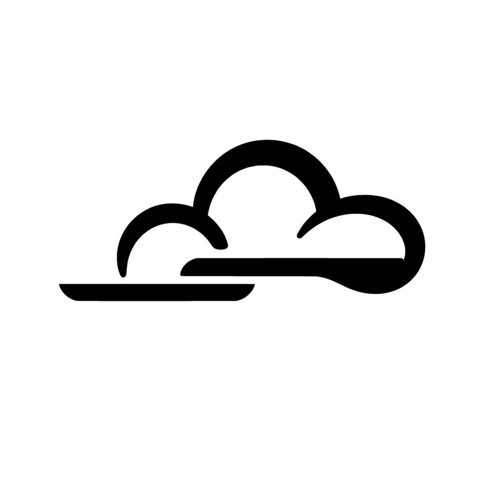 Cloud Computing Data Storage and Server Technology. Abstract Representing Digital Information and Online Services vector