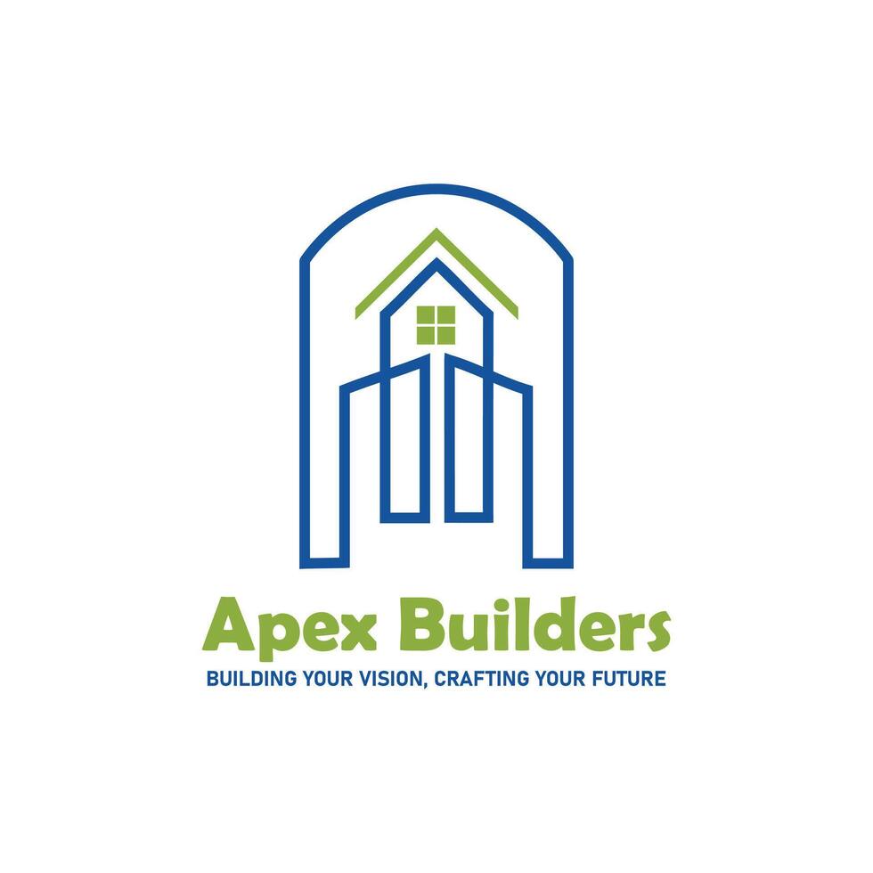 Apex Builders Logo Design Building Your Vision, Crafting Your Future with Innovation and Precision Icon Abstract Icon vector