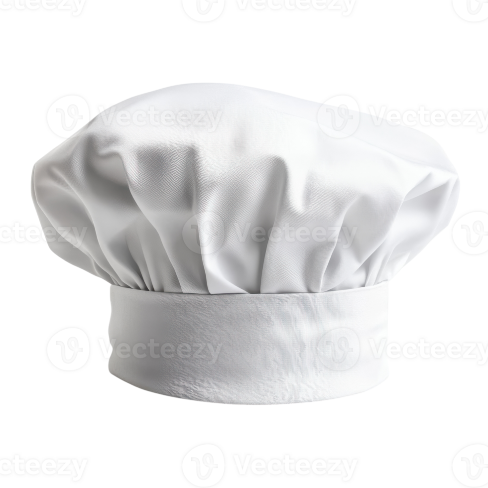 Chef Hat Symbolizing Culinary Creativity and Passion, on the transparent Background. Format png