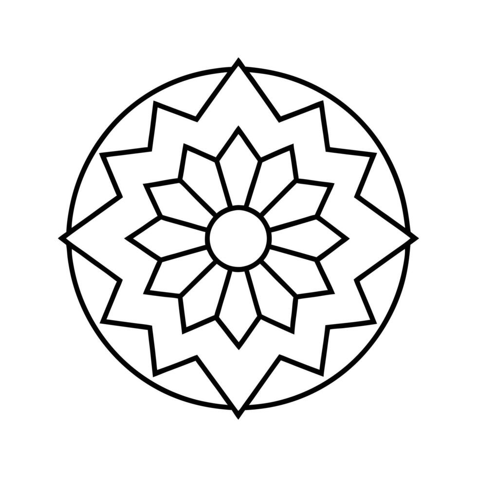 Ornamental Mandala Design vector