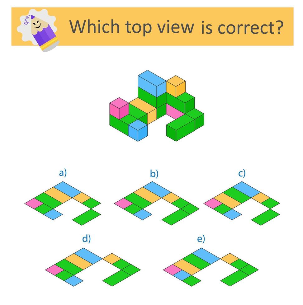 Fun game for kids. Answer is D vector