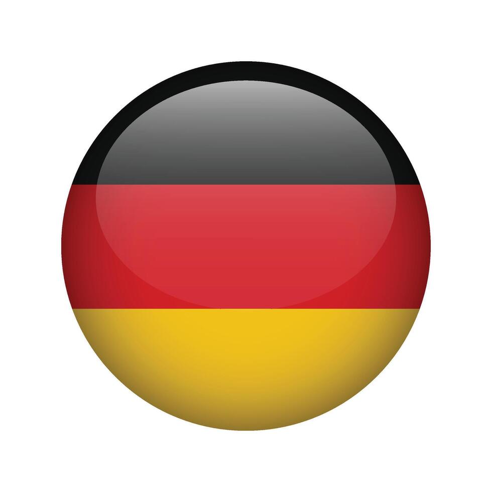Germany country round icon flag illustration vector