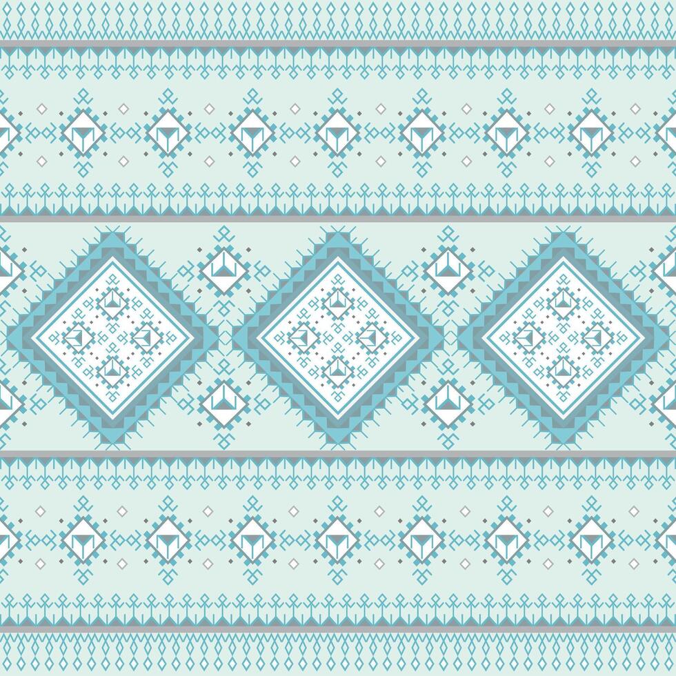 Ethnic abstract ikat art. Aztec ornament print. vector
