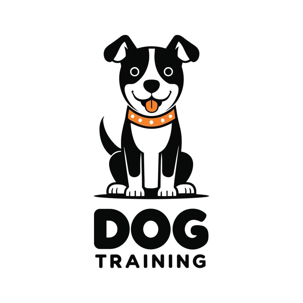 Cute Dog Training Logo for a Pet Business vector