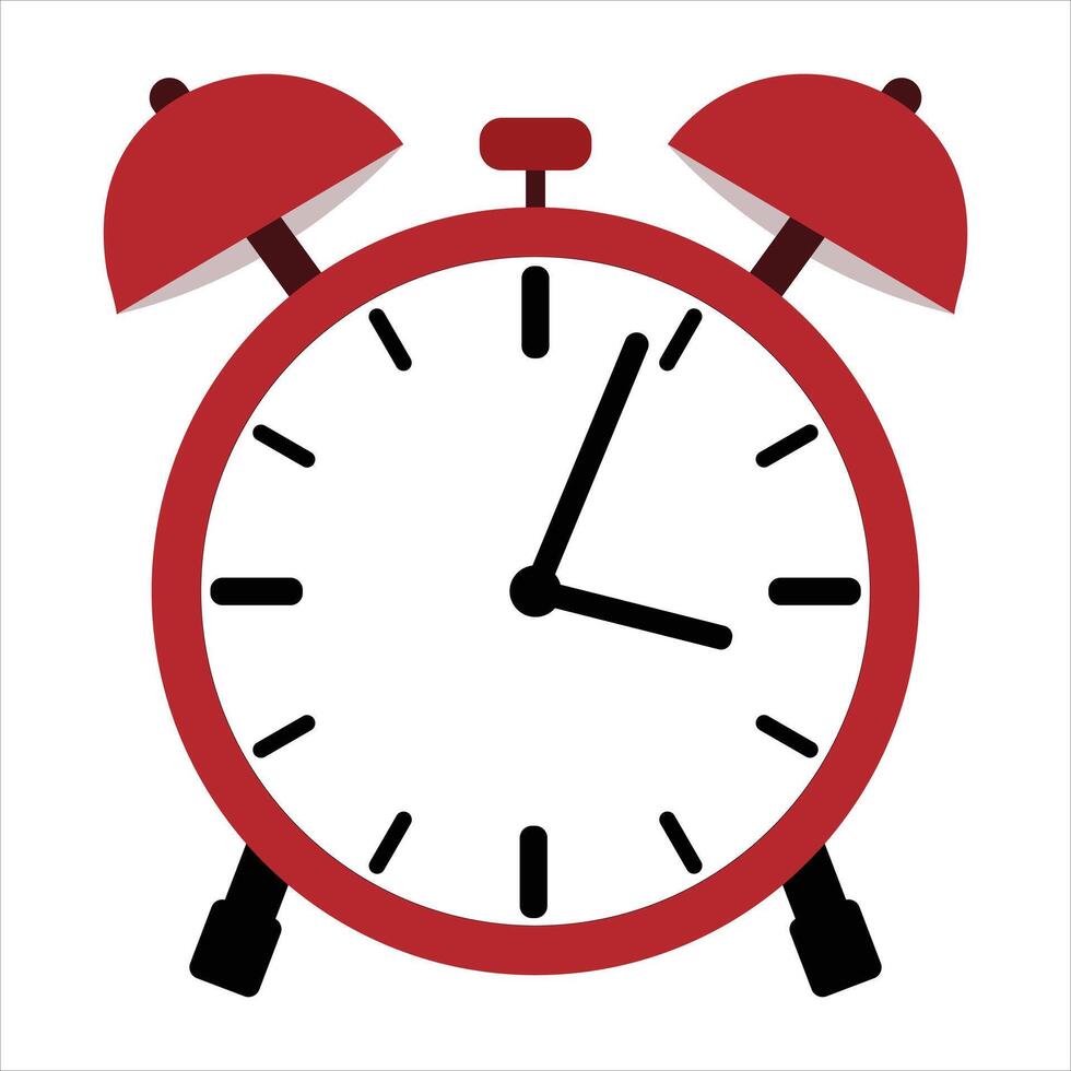 Alarm clock concept illustration vector