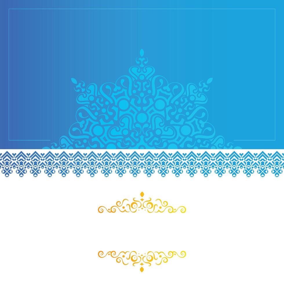 Colorful decoration mandala pattern banner concept vector