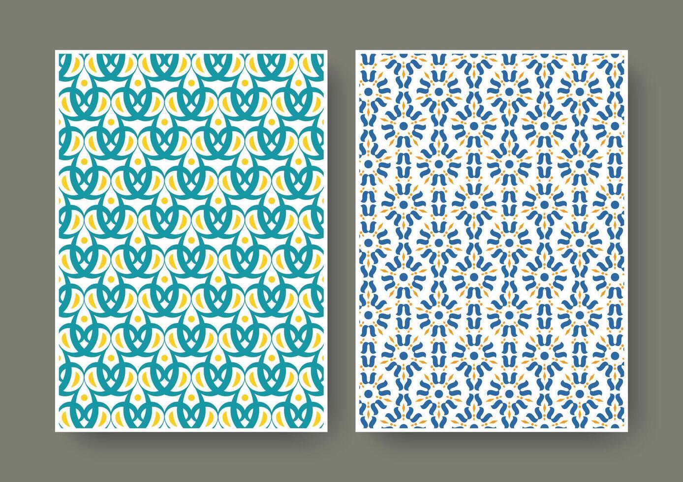 colorful abstract pattern art cover design vector