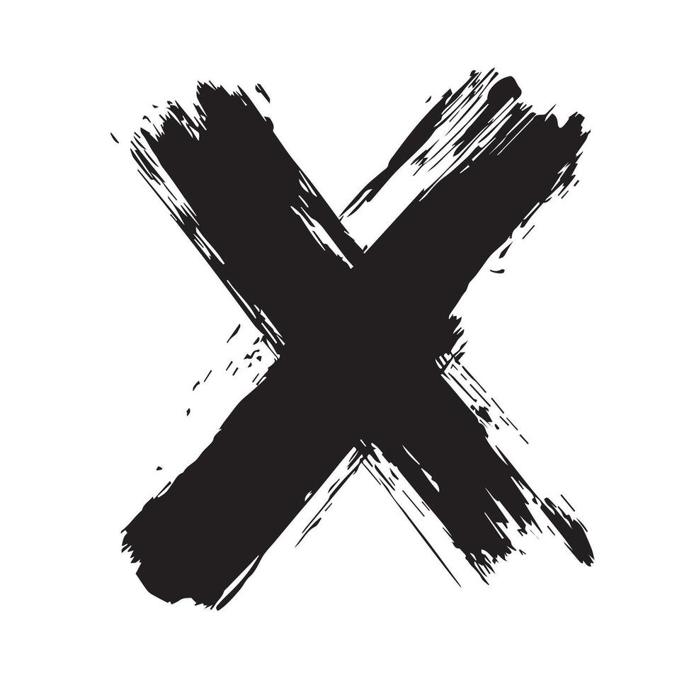 Erased Faith Distressed Cross Texture vector