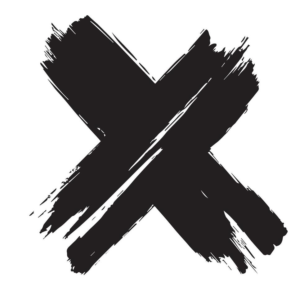Gritty Devotion Distressed Cross Art vector