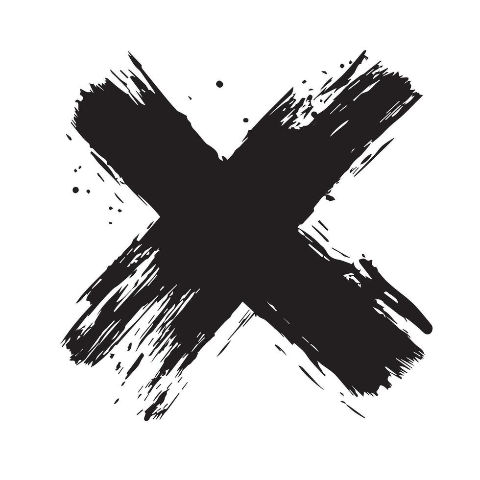 Holy Shadows Simple Grunge Cross vector