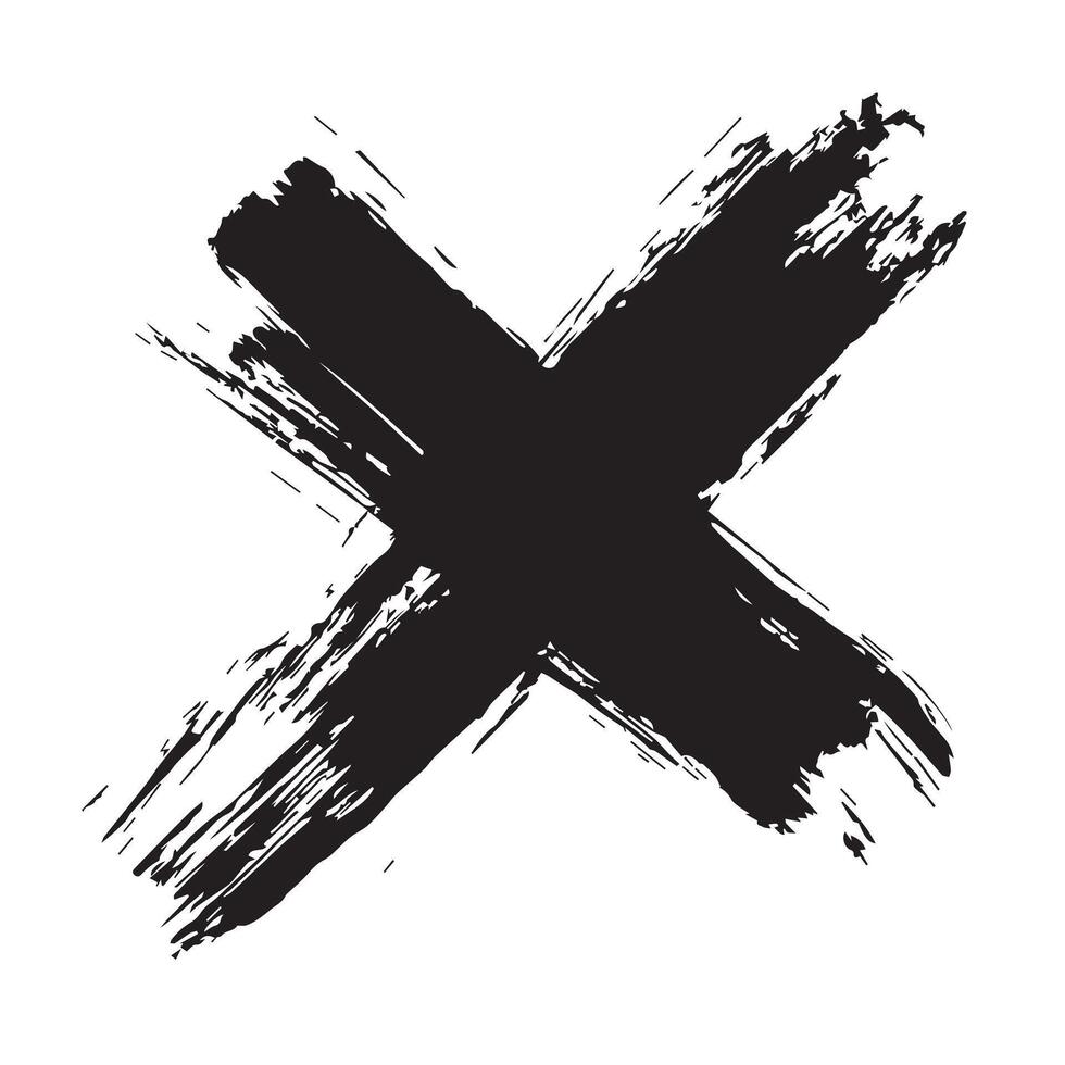 Rugged Reverence Distressed Black Cross vector