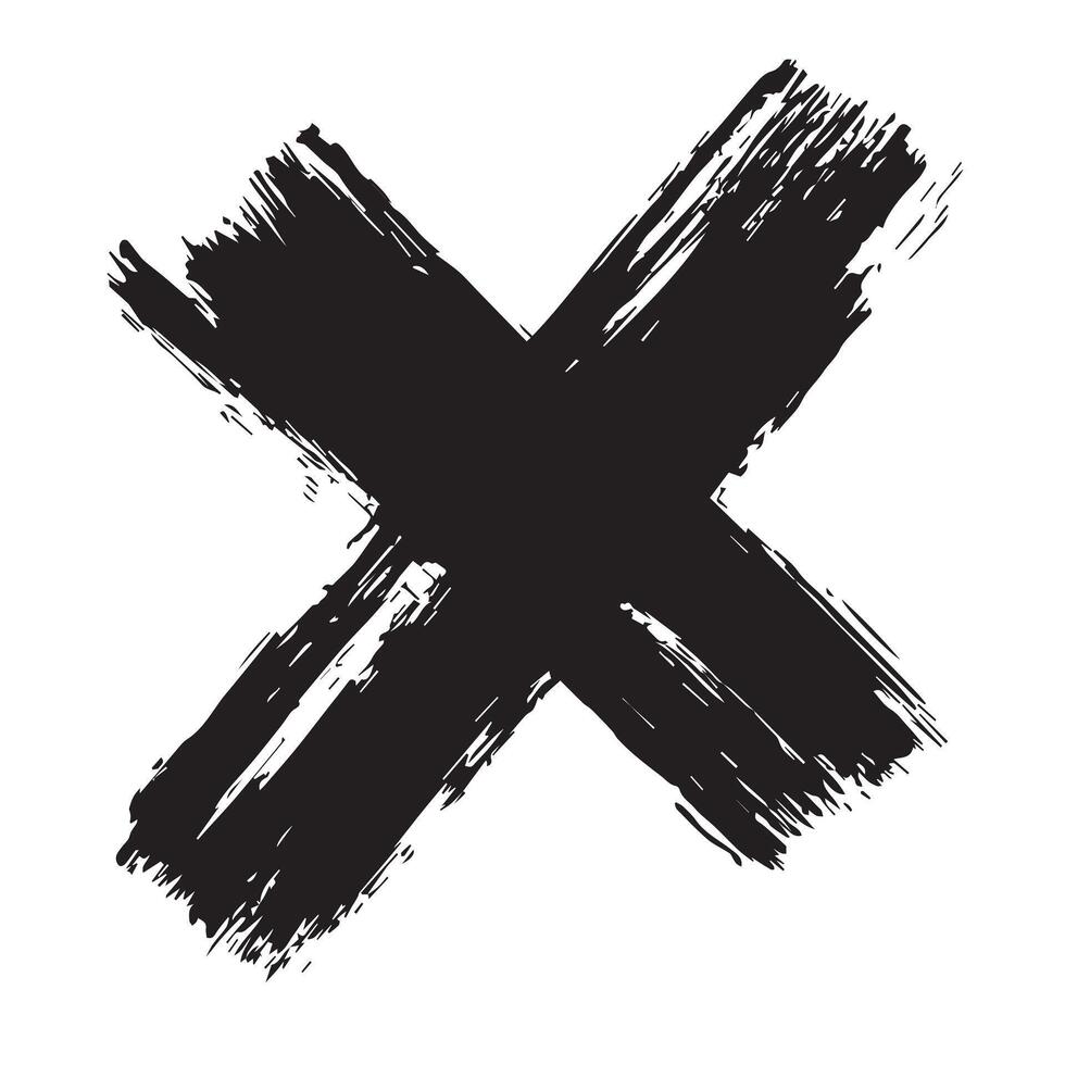 Diminished Cross Black Grunge Design vector