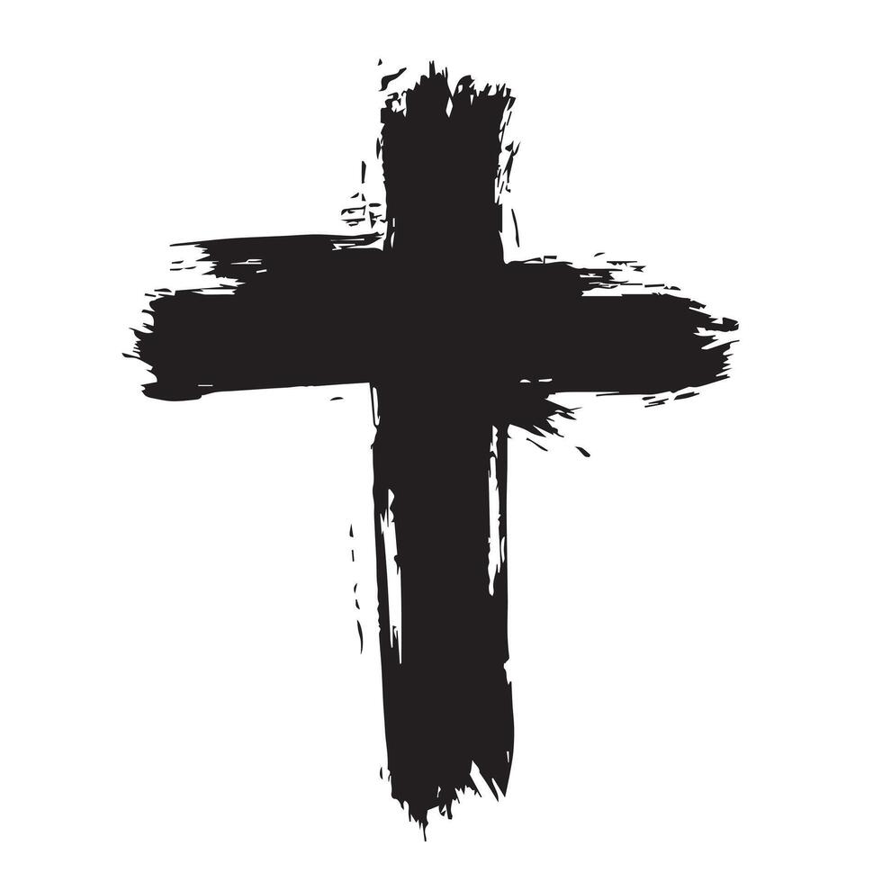 Sacred Simplicity Christian Cross vector