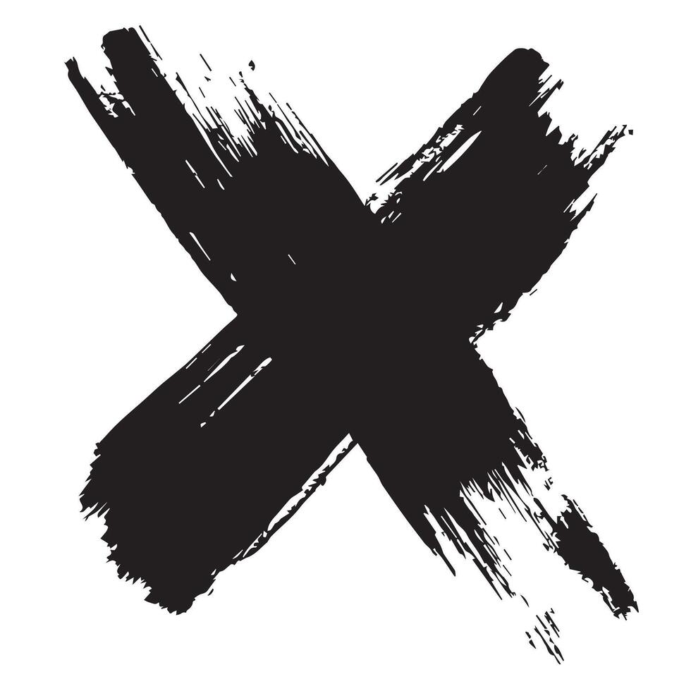 Reverent Shadows Blackened Cross vector
