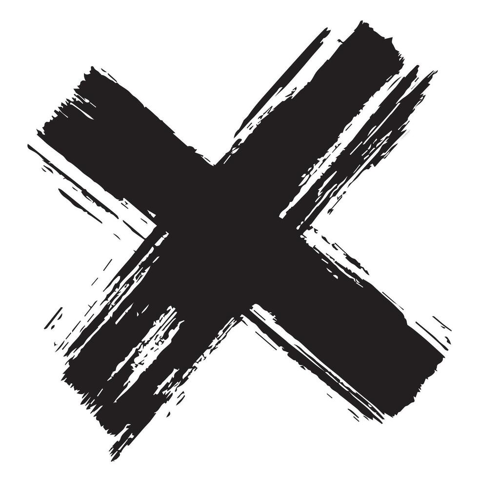 Timeworn Grace Black Christian Symbol vector