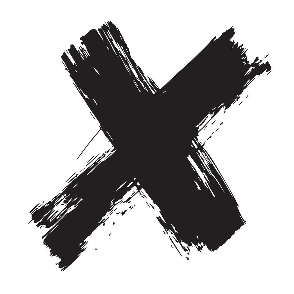 Eternal Grace Black Grunge Symbol vector