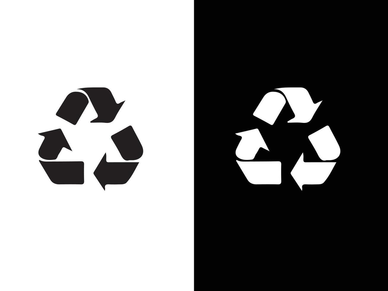 Recycle icons. Recycle and Ecology Icons. Reuse and Refuse Concept. Recycling Package Marks. vector