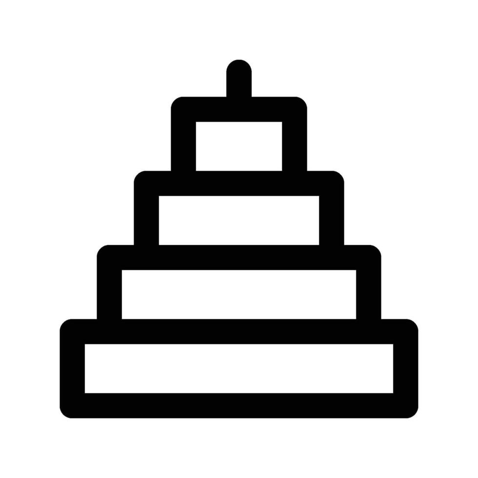 Cake Icon. symbol for mobile concept and web . illustration vector