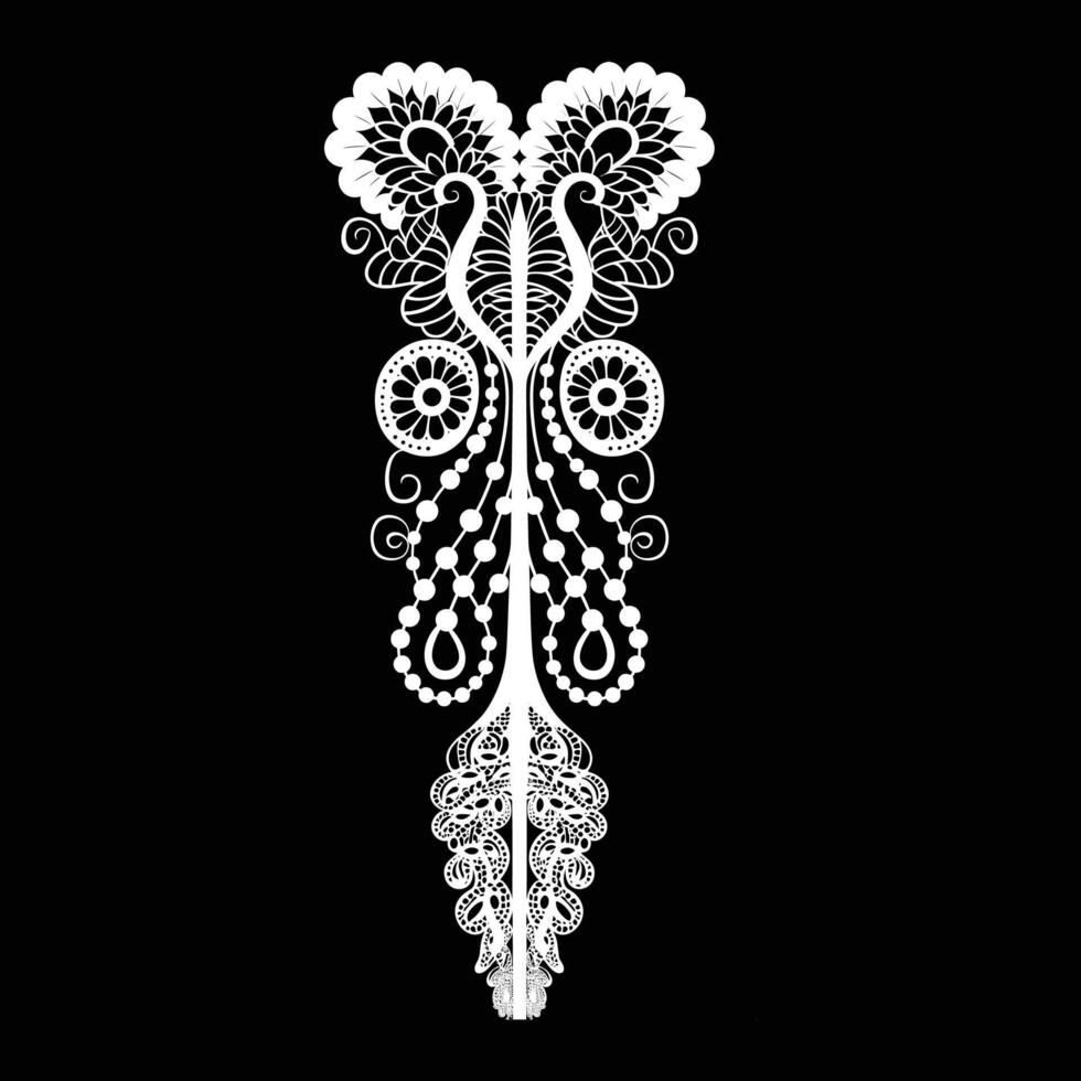 Elegant Ornamental Fashion Silhouette vector