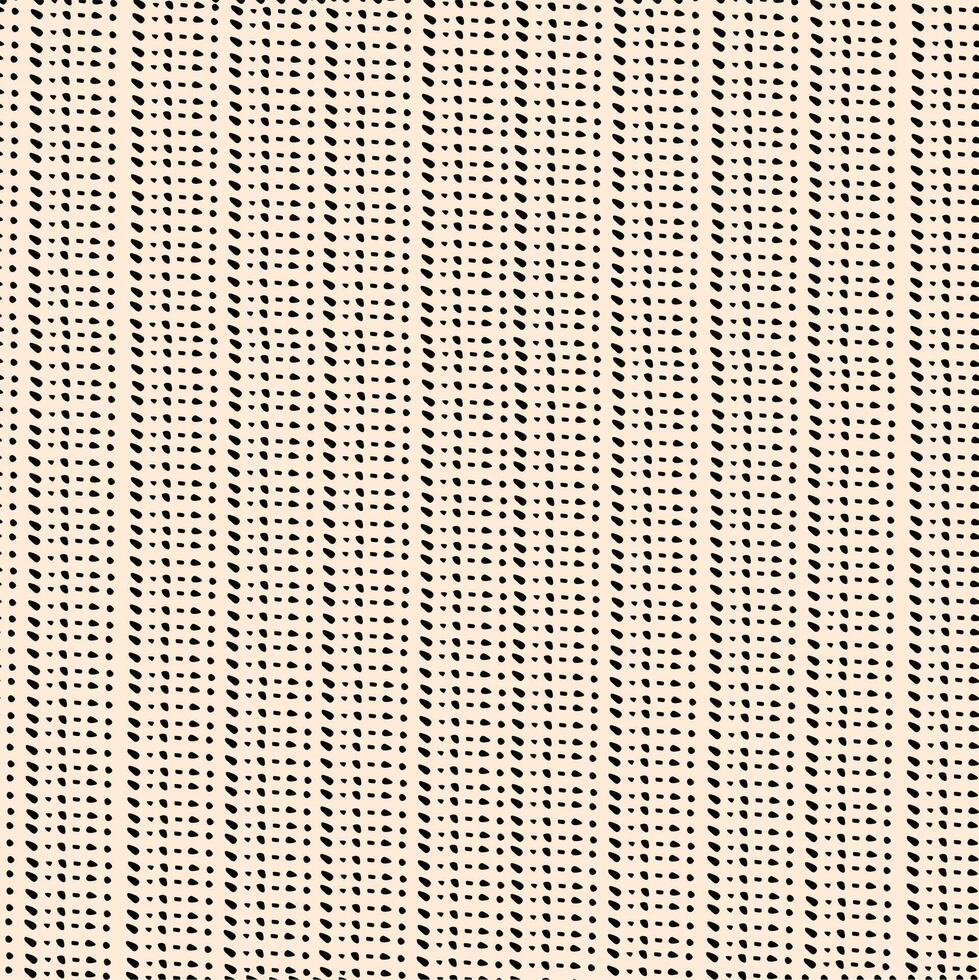 Dot seamless pattern repeating irregular brush strokes spot scattering black poka vector