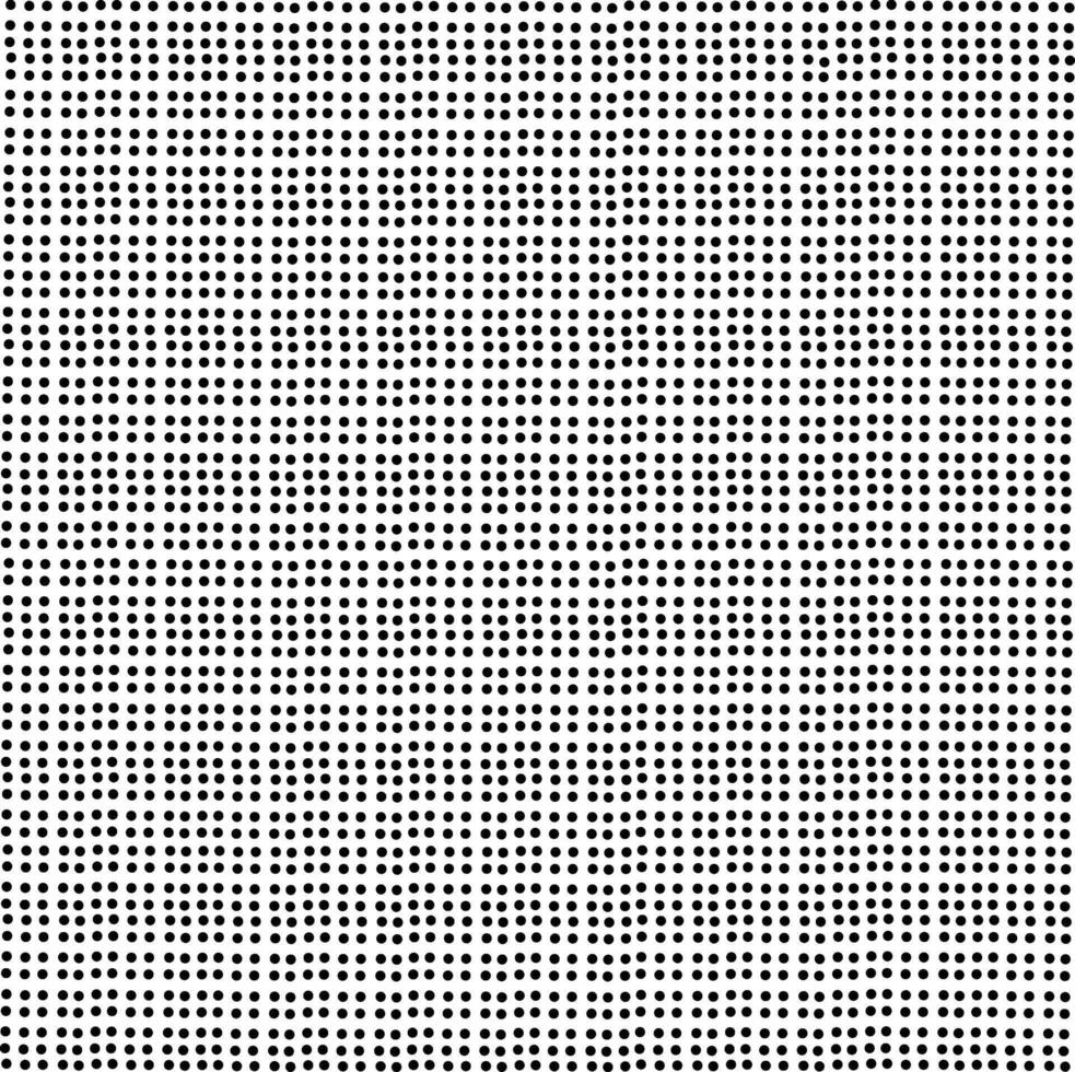 Small Artistic Doodle Dots Pattern Seamless Tiny Polka Dot Texture Black on White vector