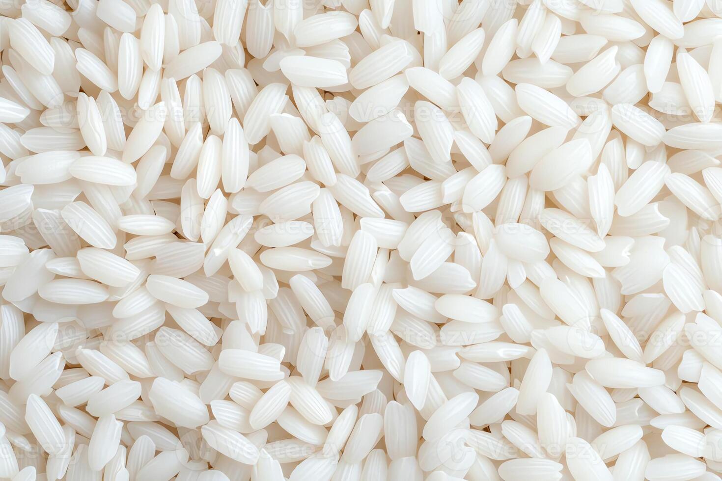 A close-up image of polished white rice grains showcasing their smooth, glossy texture. Perfect for culinary themes and food-related projects, emphasizing freshness and quality. photo