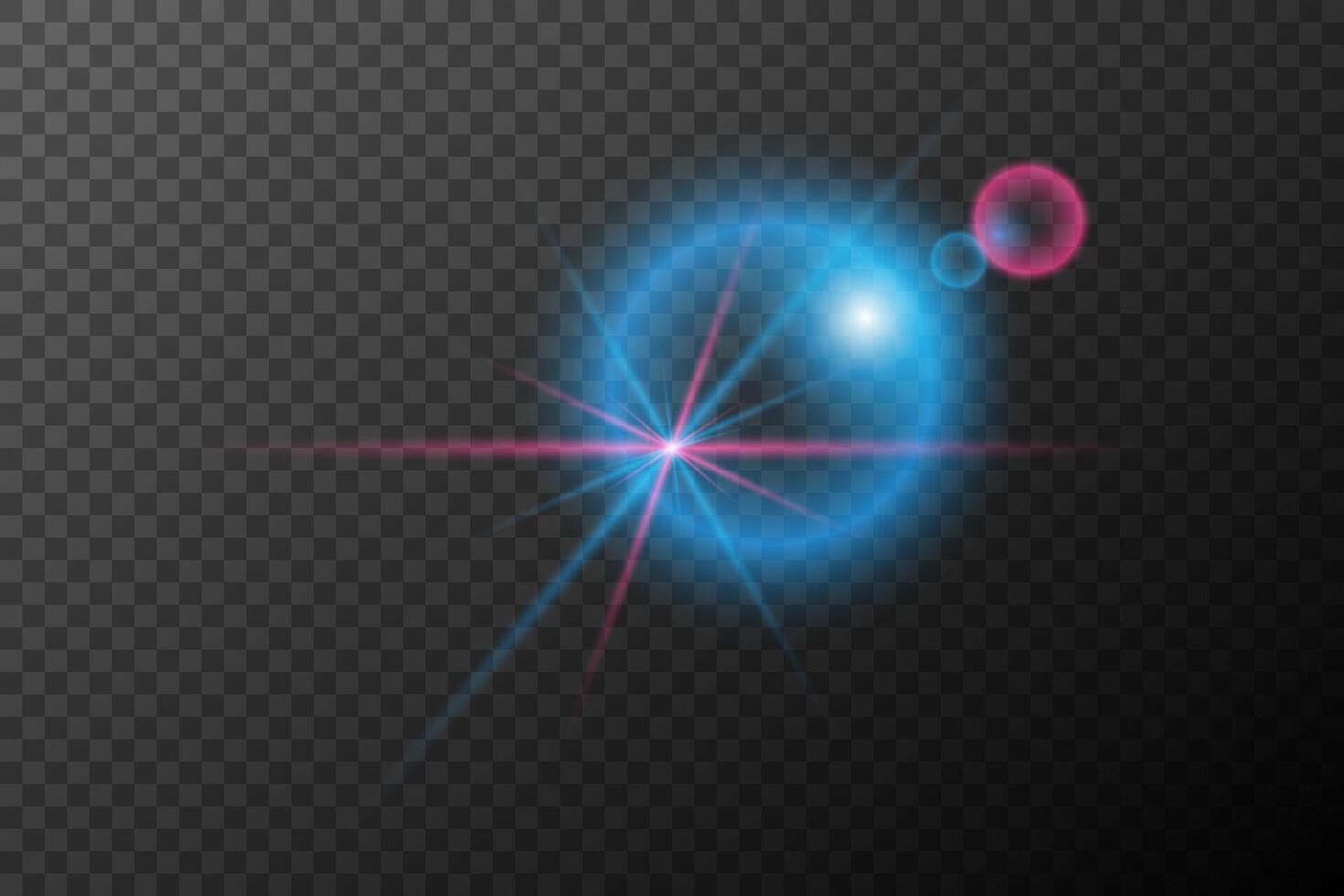 a blue and pink light on background vector