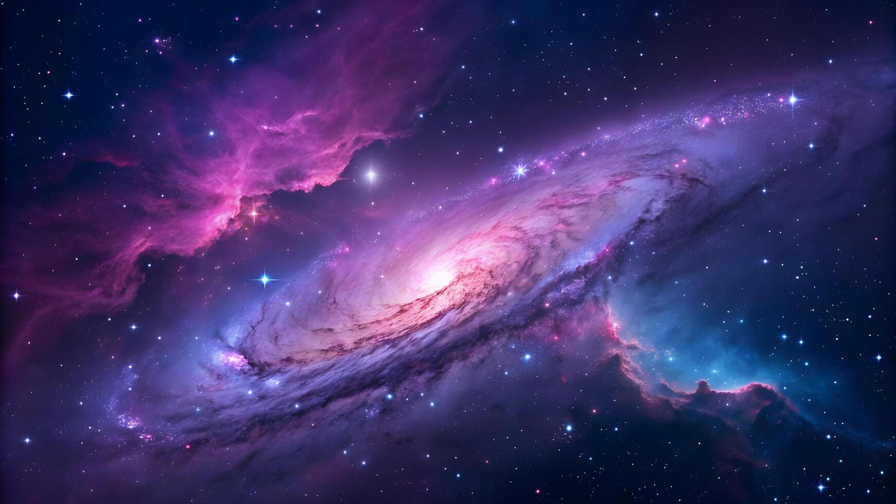 the spiral galaxy is shown in this image photo