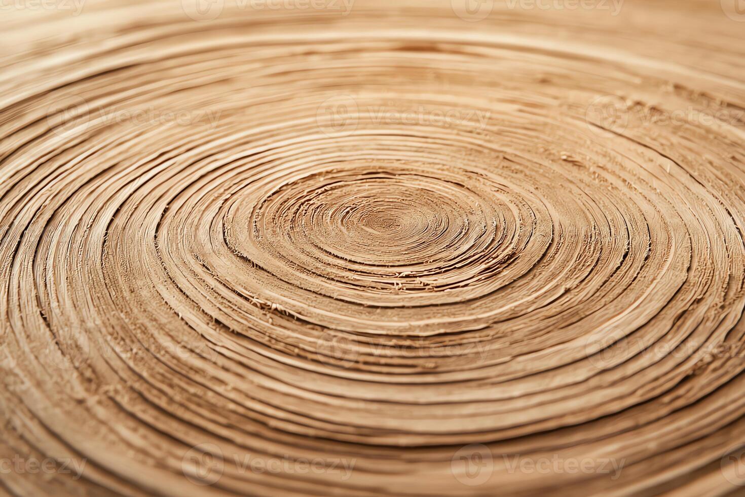 A close-up view of a textured wooden surface featuring natural tree rings photo
