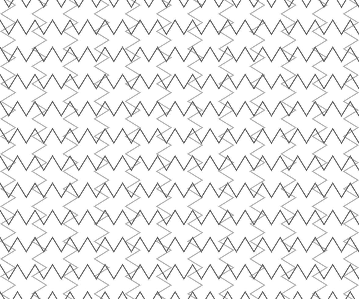Wave line and wavy zigzag pattern vector