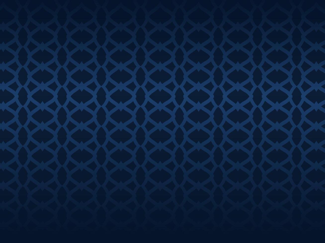 Blue Geometric Background Islamic Pattern Design vector