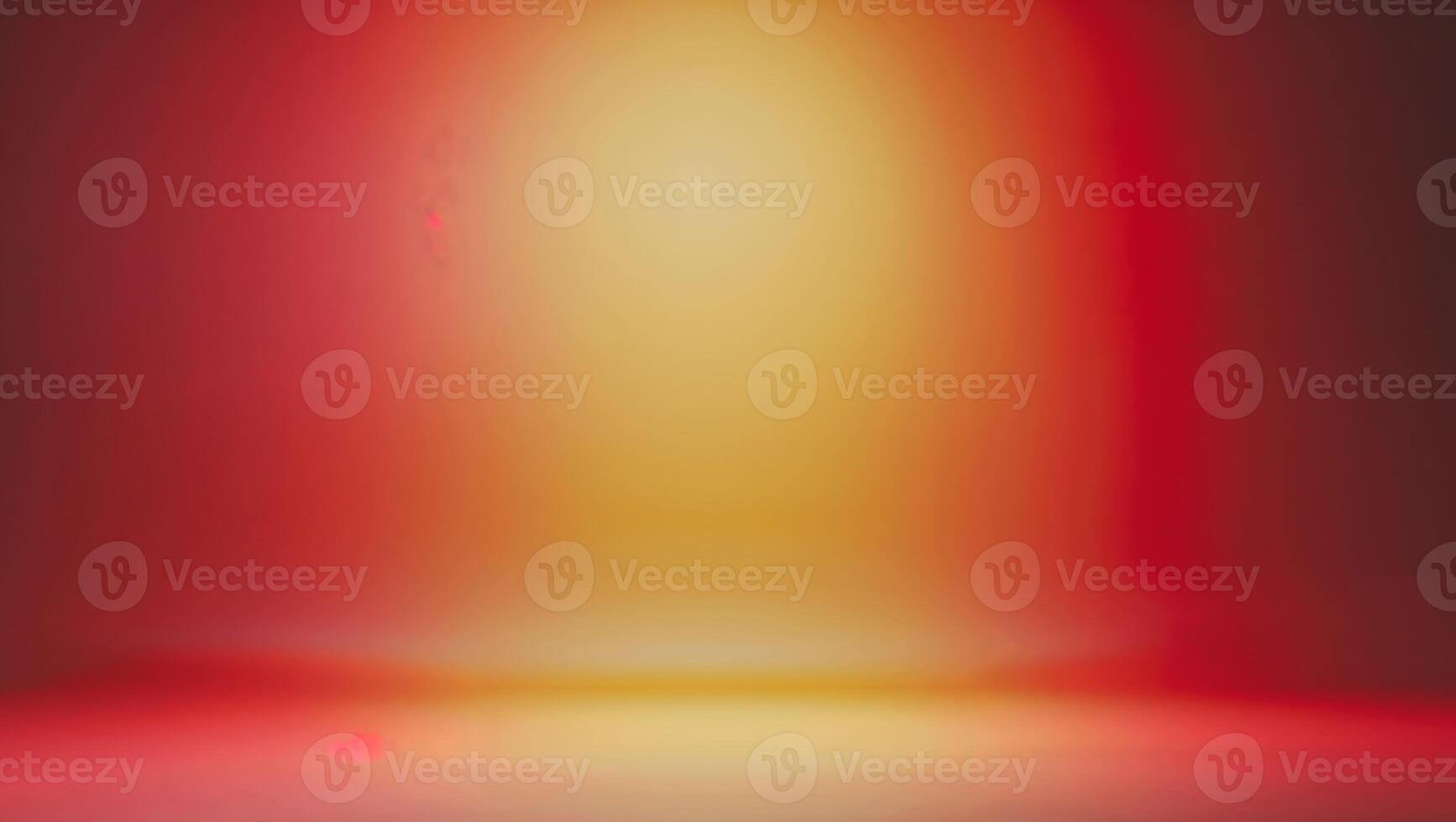 Red light in a dark room with a red background photo