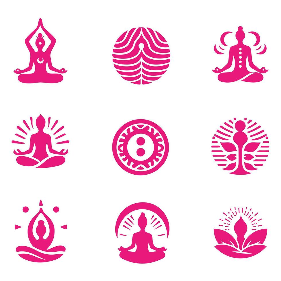 Calm Essence medetation collection logo vector