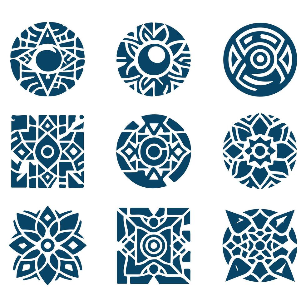 Ever Mosaic collection logo vector