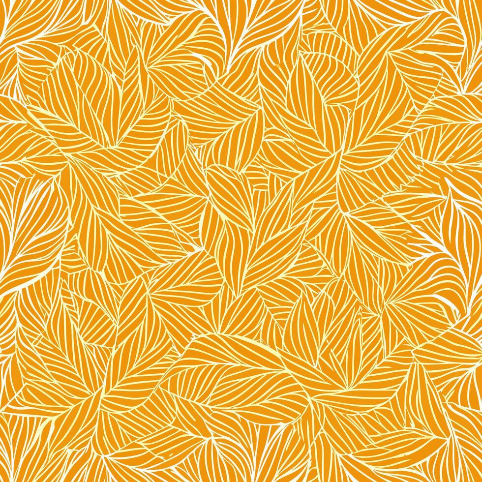 Seamless floral pattern nature digital design vibrant yellow aesthetic viewpoint conceptual art vector