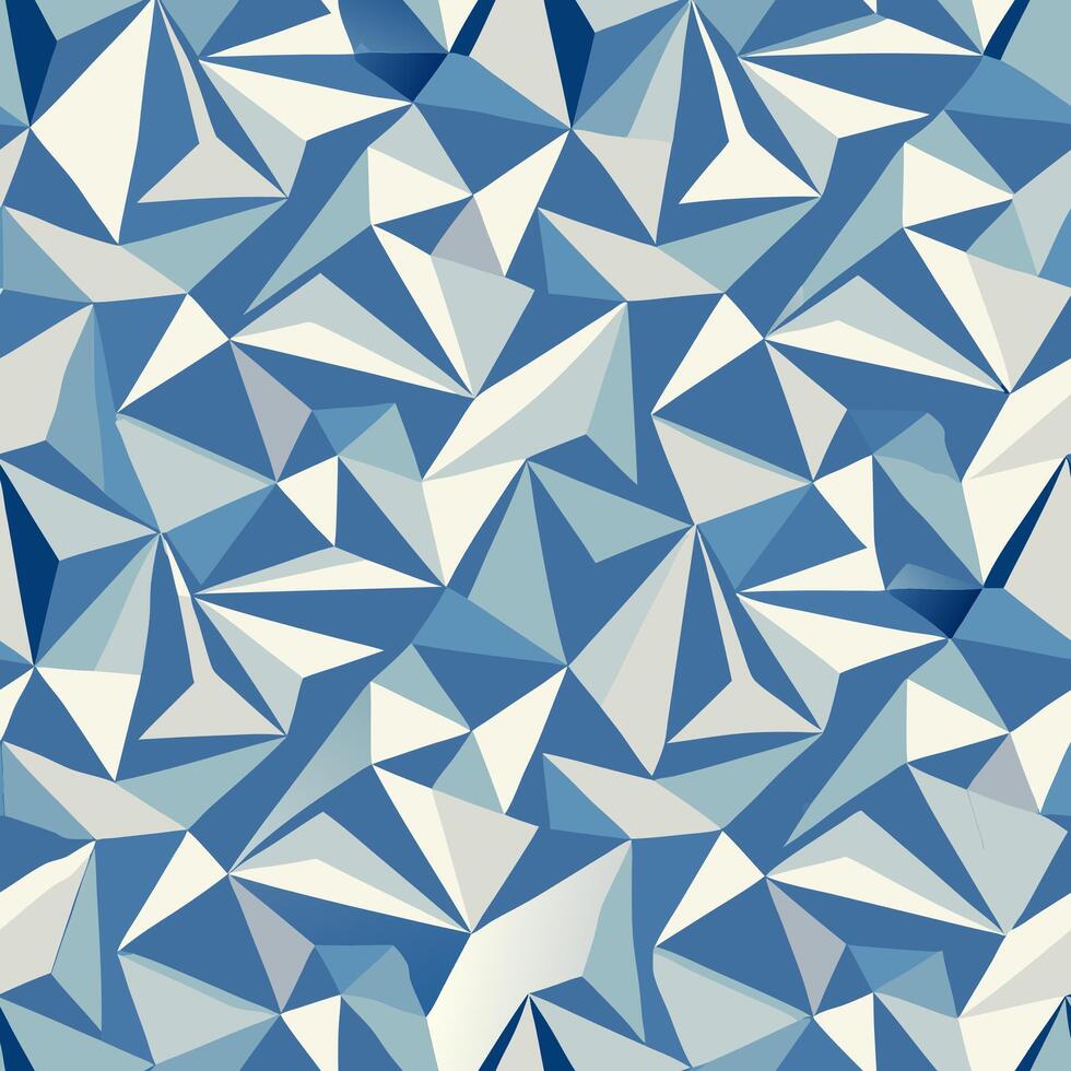 Seamless triangular patterns digital artwork abstract design modern aesthetics top view visual concept exploration vector