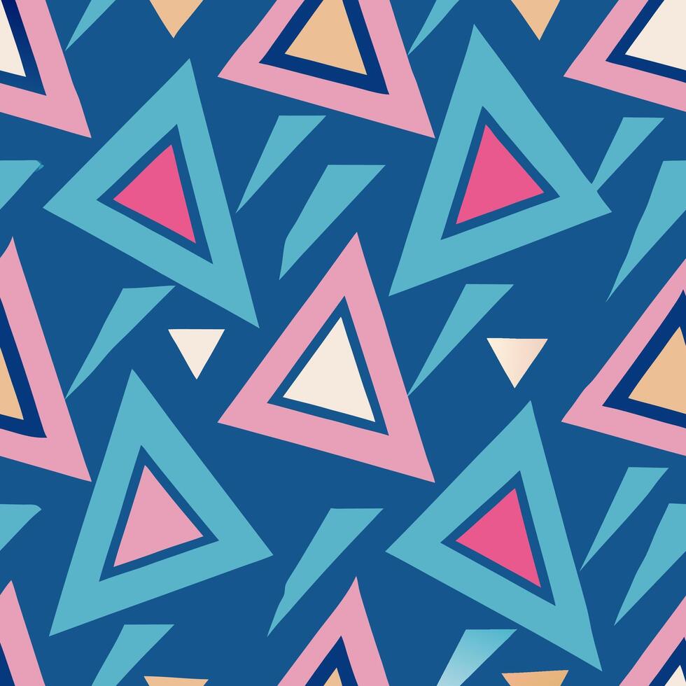 Seamless geometric pattern design digital art abstract forms minimalist style visual aesthetics creative inspiration vector