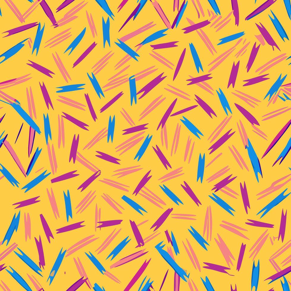 Seamless abstract pattern design vibrant colors graphic illustration digital art top-down view creative aesthetics vector